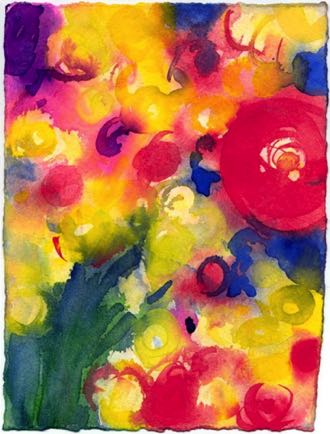 01 (Flowers), 14cmx19cm, Watercolour 01 (Flowers), 14cmx19cm, Watercolour